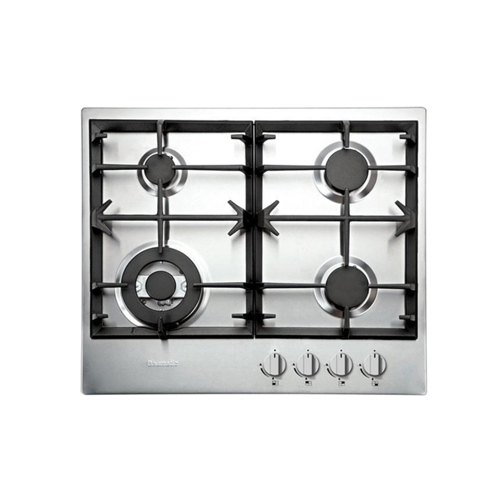 Baumatic BHG695SS Italian Made 4 Burner Stainless Steel Gas Cooktop