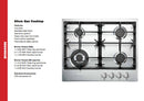 Baumatic BHG695SS Italian Made 4 Burner Stainless Steel Gas Cooktop - Ex Display Discount