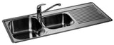 Blanco BJARAH8SLK5 1 and 3/4 Bowl Kitchen Sink