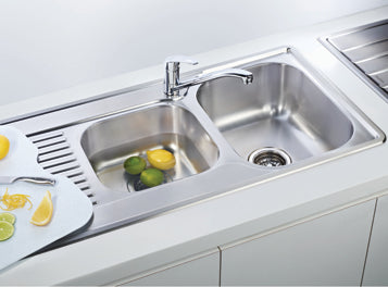 Blanco BJARAH8SLK5 1 and 3/4 Bowl Kitchen Sink