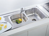 Blanco BJARAH8SLK5 1 and 3/4 Bowl Kitchen Sink