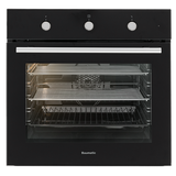 Baumatic Bo5M Black Glass Electric Oven - 10Amp Plug Connection Oven