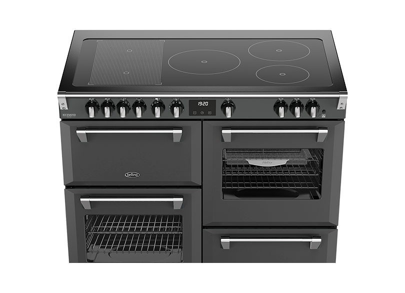 Belling BRDX110INDAN Richmond Deluxe 110cm 5 Zone Induction Range Cooker - Anthracite