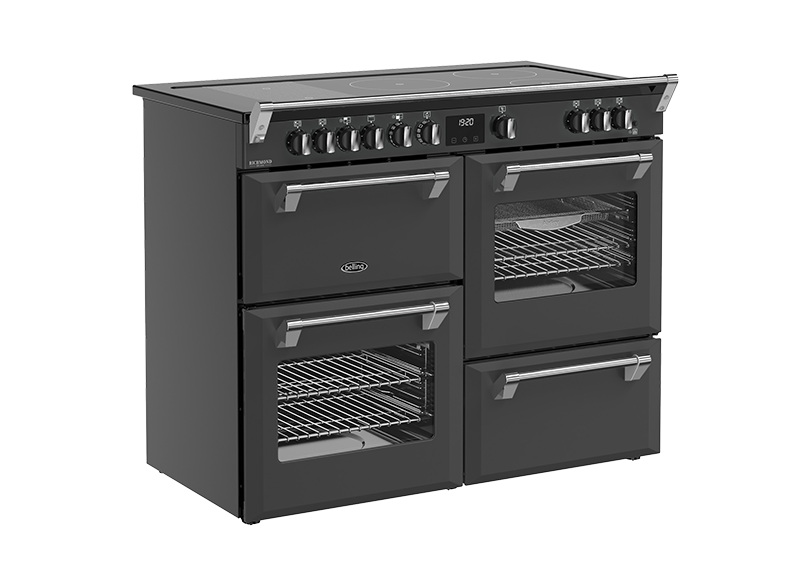 Belling BRDX110INDAN Richmond Deluxe 110cm 5 Zone Induction Range Cooker - Anthracite
