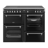 Belling BRDX110INDBL Richmond Deluxe 110cm 5 Zone Induction Range Cooker - Black