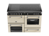 Belling BRDX110INDCR Richmond Deluxe 110cm 5 Zone Induction Range Cooker - Cream