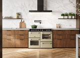 Belling BRDX110INDCR Richmond Deluxe 110cm 5 Zone Induction Range Cooker - Cream