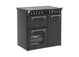 Belling BRDX90INDAN Richmond Deluxe 90cm 5 Zone Induction Range Cooker - Anthracite