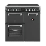 Belling BRDX90INDAN Richmond Deluxe 90cm 5 Zone Induction Range Cooker - Anthracite