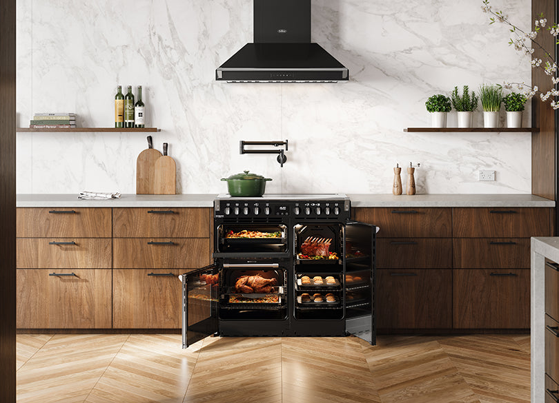 Belling BRDX90INDAN Richmond Deluxe 90cm 5 Zone Induction Range Cooker - Anthracite
