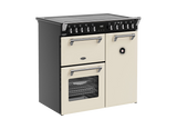 Belling BRDX90INDCR Richmond Deluxe 90cm 5 Zone Induction Range Cooker - Cream
