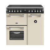 Belling BRDX90INDCR Richmond Deluxe 90cm 5 Zone Induction Range Cooker - Cream