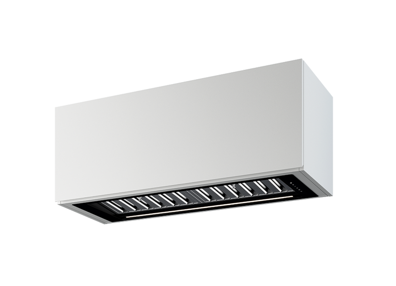 Belling BU90B 90cm Black and Steel Undermount Rangehood