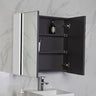 Bella Pencil Edge Mirror Shaving Cabinet Matte White / 600mm Mirrors & Cabinets
