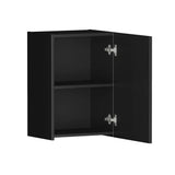 Otti LA-WCBOH400B Hampshire Laundry Wall Cabinet, 415mm, Black