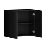 Otti LA-WCBOH600B Hampshire Laundry Wall Cabinet, 630mm, Black