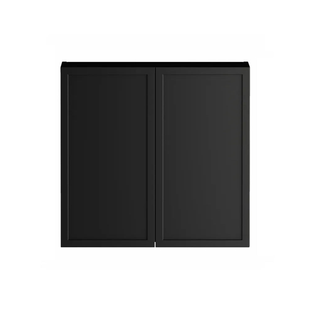 Otti LA-WCBOH600B Hampshire Laundry Wall Cabinet, 630mm, Black