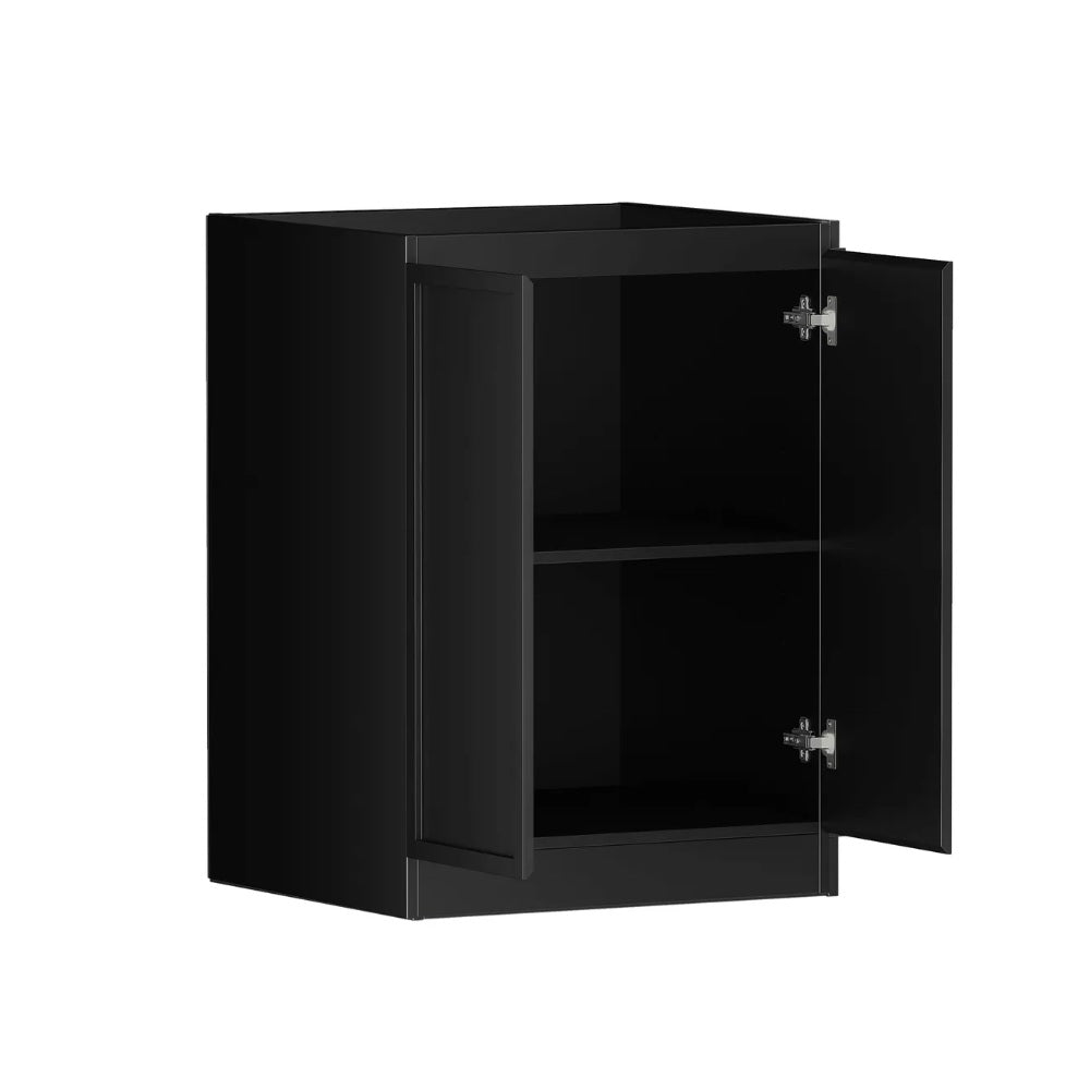 Otti LA-BOH600B Hampshire Laundry Base Cabinet, 630mm, Black
