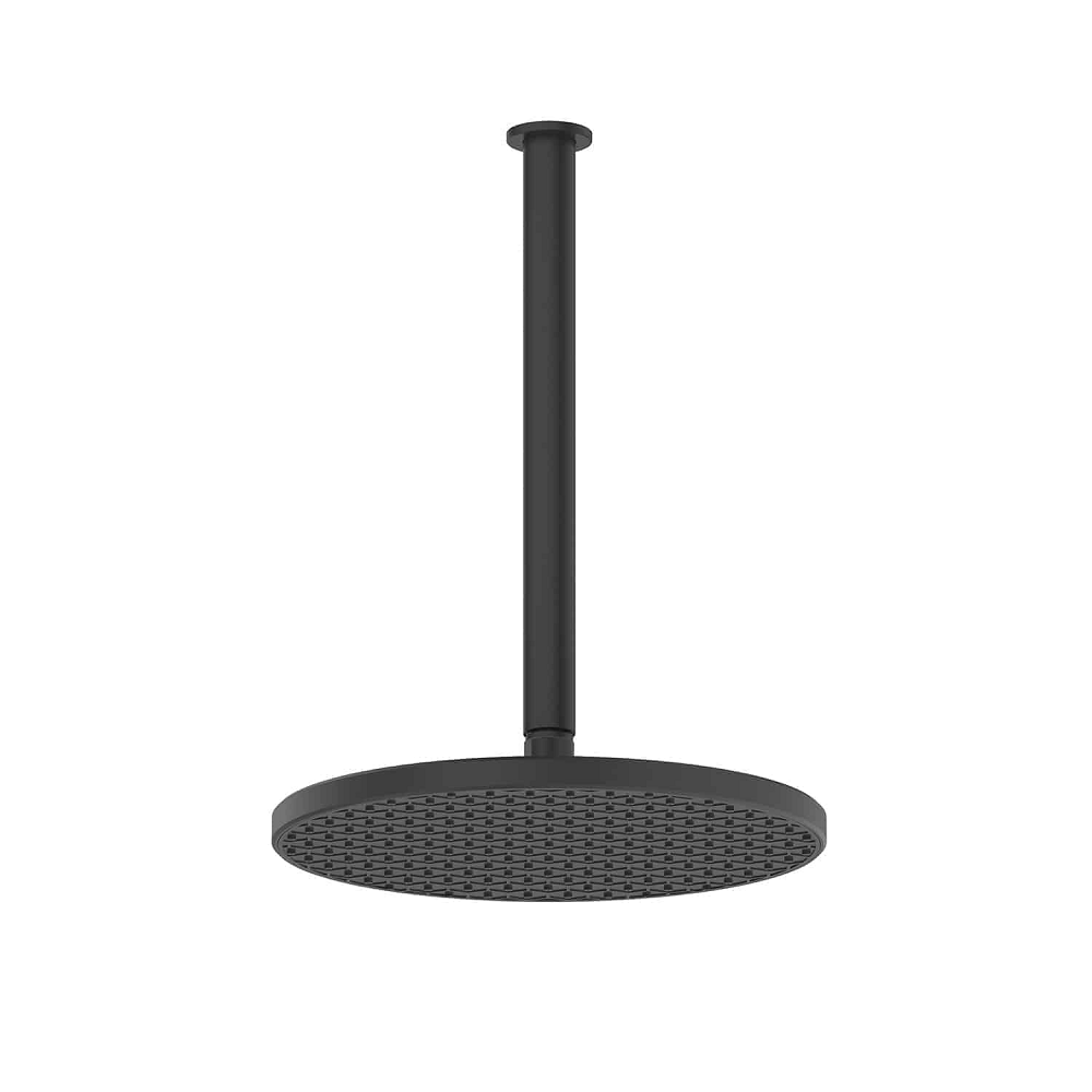 Greens Glide Rainboost Ceiling Shower, Matte Black, 57310MB