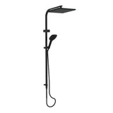 Greens Skyla Airflo Twin Rail Shower, Matte Black, 18690MB