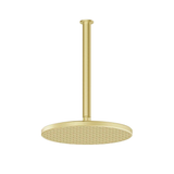 Greens Glide Rainboost Ceiling Shower, PVD Brushed Brass, 57310BB