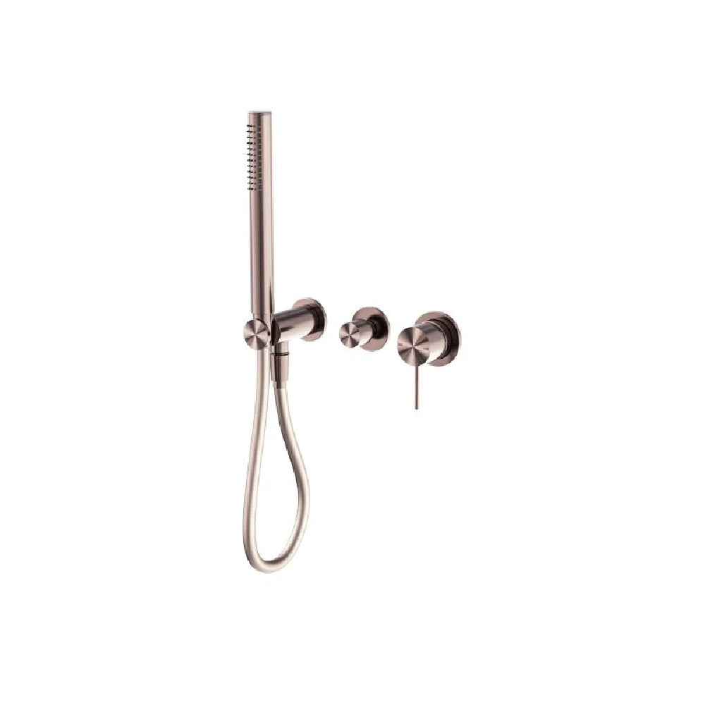 Nero Mecca Shower Mixer Diverter System Separate Back Plate Brushed Bronze NR221912FBZ