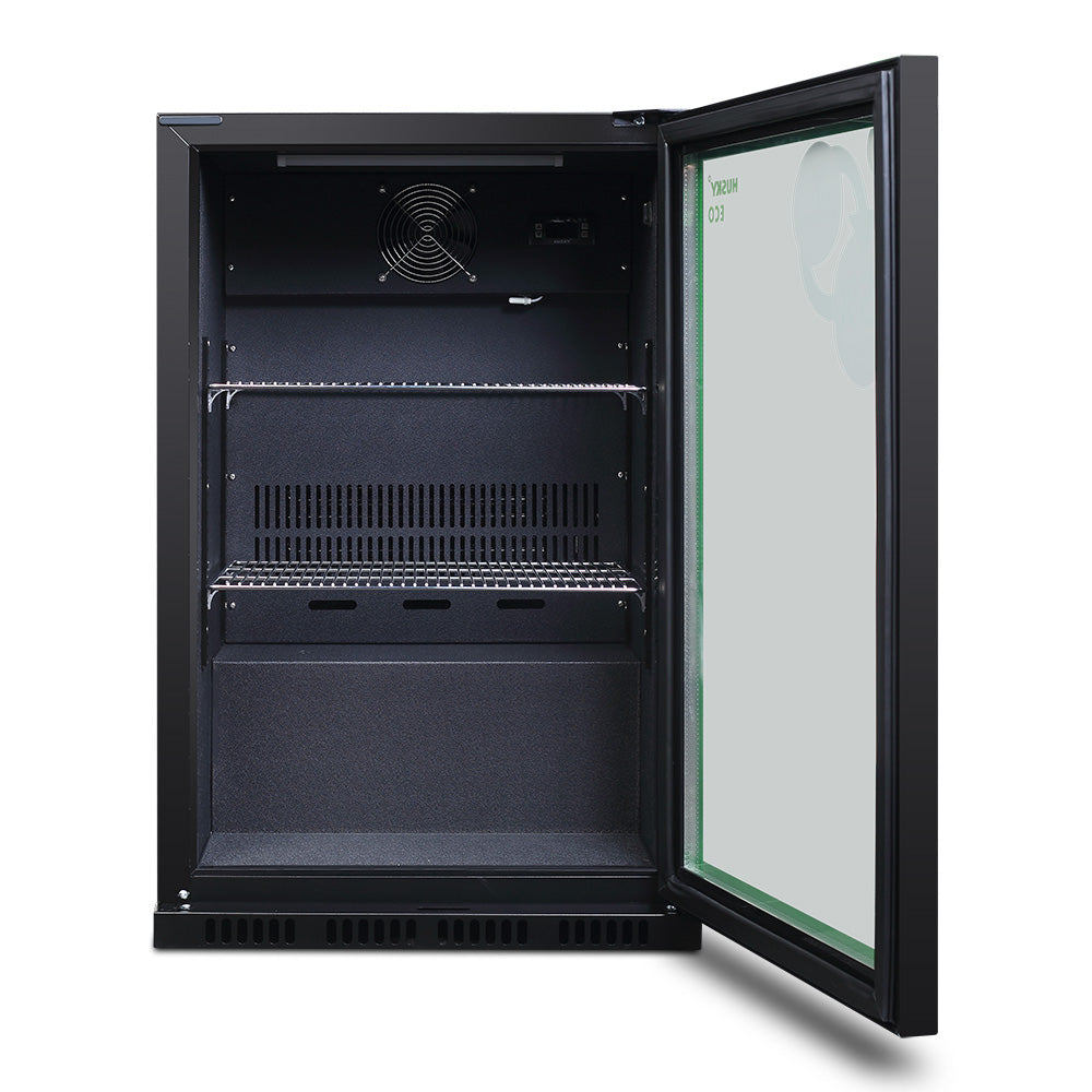 Husky 90L Single Door Homebar Drinks Chiller in Black C1HECO840BKAU