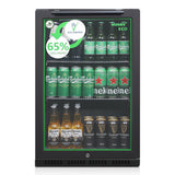 Husky 90L Single Door Homebar Drinks Chiller in Black C1HECO840BKAU