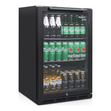 Husky 90L Single Door Homebar Drinks Chiller in Black C1HECO840BKAU