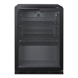 Husky 122L Single Door Homebar Drinks Chiller in Black C1HHMBBKAU