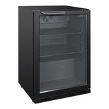 Husky 122L Single Door Homebar Drinks Chiller in Black C1HHMBBKAU