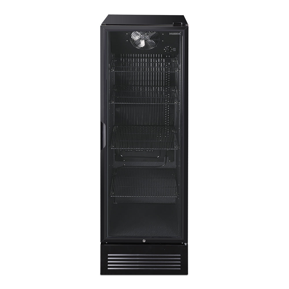 Husky 435L Single Door Homebar Drinks Chiller in Black C4HHMBBKAU