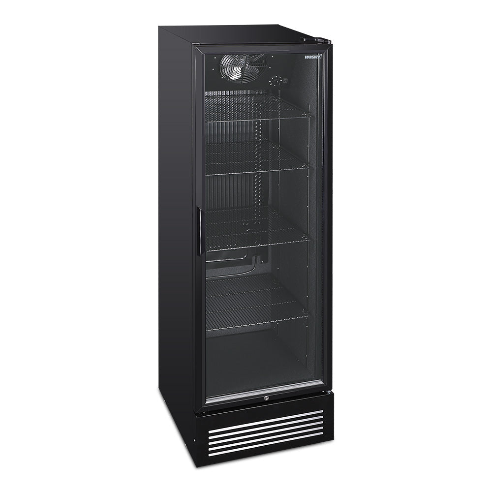 Husky 435L Single Door Homebar Drinks Chiller in Black C4HHMBBKAU