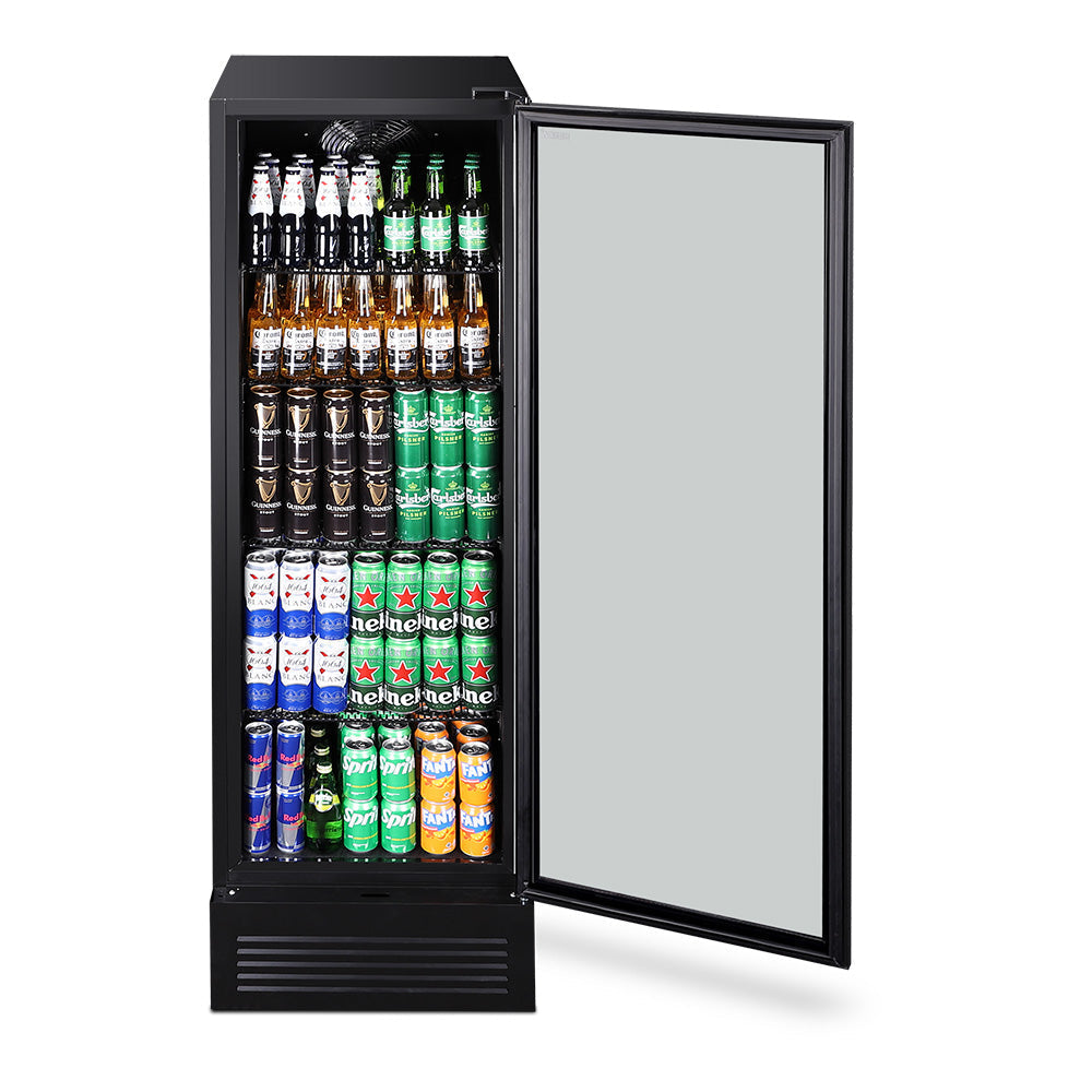 Husky 435L Single Door Homebar Drinks Chiller in Black C4HHMBBKAU