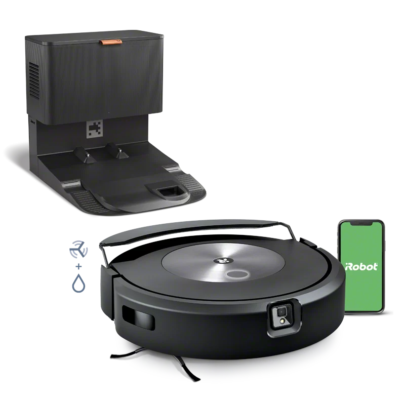 iRobot C755800 Combo j7+ Robot Vacuum & Mop, Black - Special Order