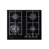Artusi CAGH6000B 60cm Black Finish Gas Cooktop