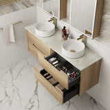 Aulic | Moreno Double Bowl 1500mm Wall Hung Vanity Units