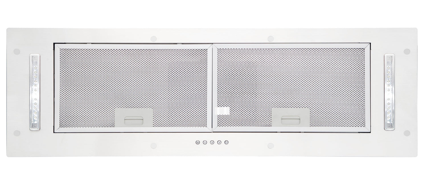 Q SERIES CE900HSS-EXTHGIX 70cm Silent Undermount Rangehood, Indoor Motor