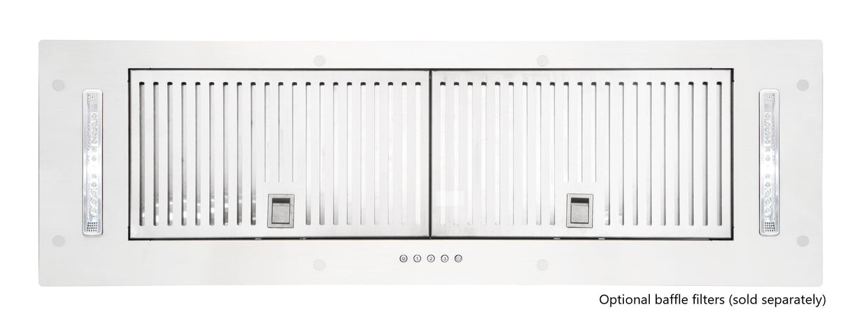 Q SERIES CE900HSS-EXTHGIX 70cm Silent Undermount Rangehood, Indoor Motor