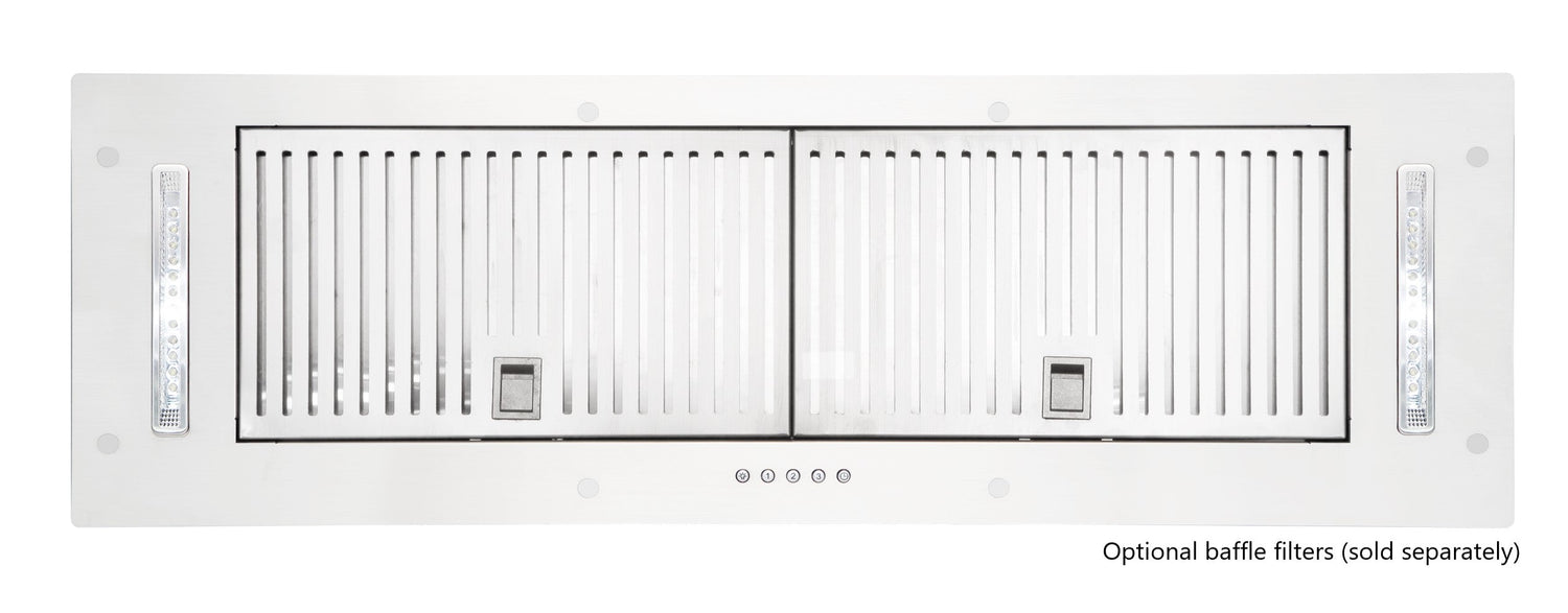 Q SERIES CE900HSS-EXTHGIX 70cm Silent Undermount Rangehood, Indoor Motor