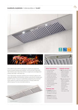 Schweigen CLUM212 120cm Non Silent BBQ Undermount Twin Motor Rangehood, 2500m3/hr, Stainless Steel