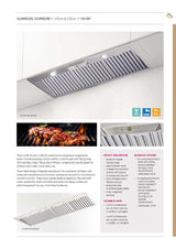 Schweigen CLUM215SE 150cm Non Silent BBQ Undermount Single Motor Rangehood, 3200m3/hr, Stainless Steel