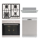 Trade Bundle TR01, 60cm Electric Oven, Gas Cooktop, Undermount Hood and Dishwasher