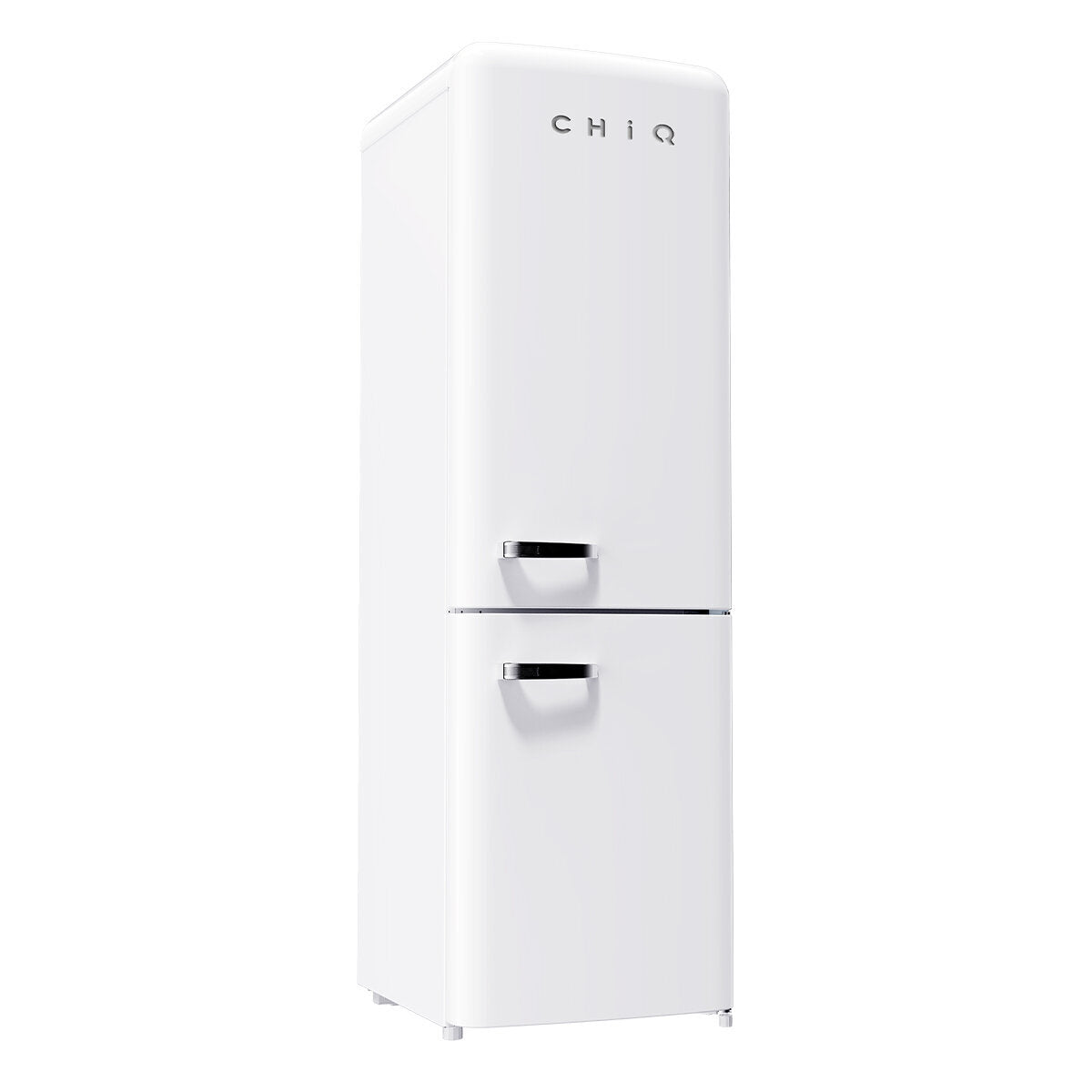 CHiQ CRBM227NW 231L Bottom Mount Retro Fridge - White - Ex Display