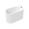 Fienza CSB311-1 Ari Cast Stone Wall Basin, One Tap Hole - Special Order