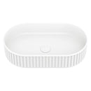 Fienza CSB804 Minka Pill Solid Surface Above Counter Basin, Matte White