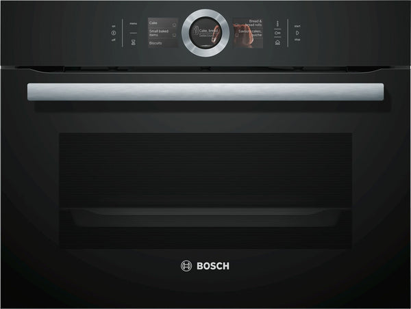 Bosch CSG656RB1A Serie 8 45cm Compact Steam Oven - Ex Display Discount