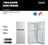 CHiQ CTM118DW 118L Top Mount Fridge - Ex Display