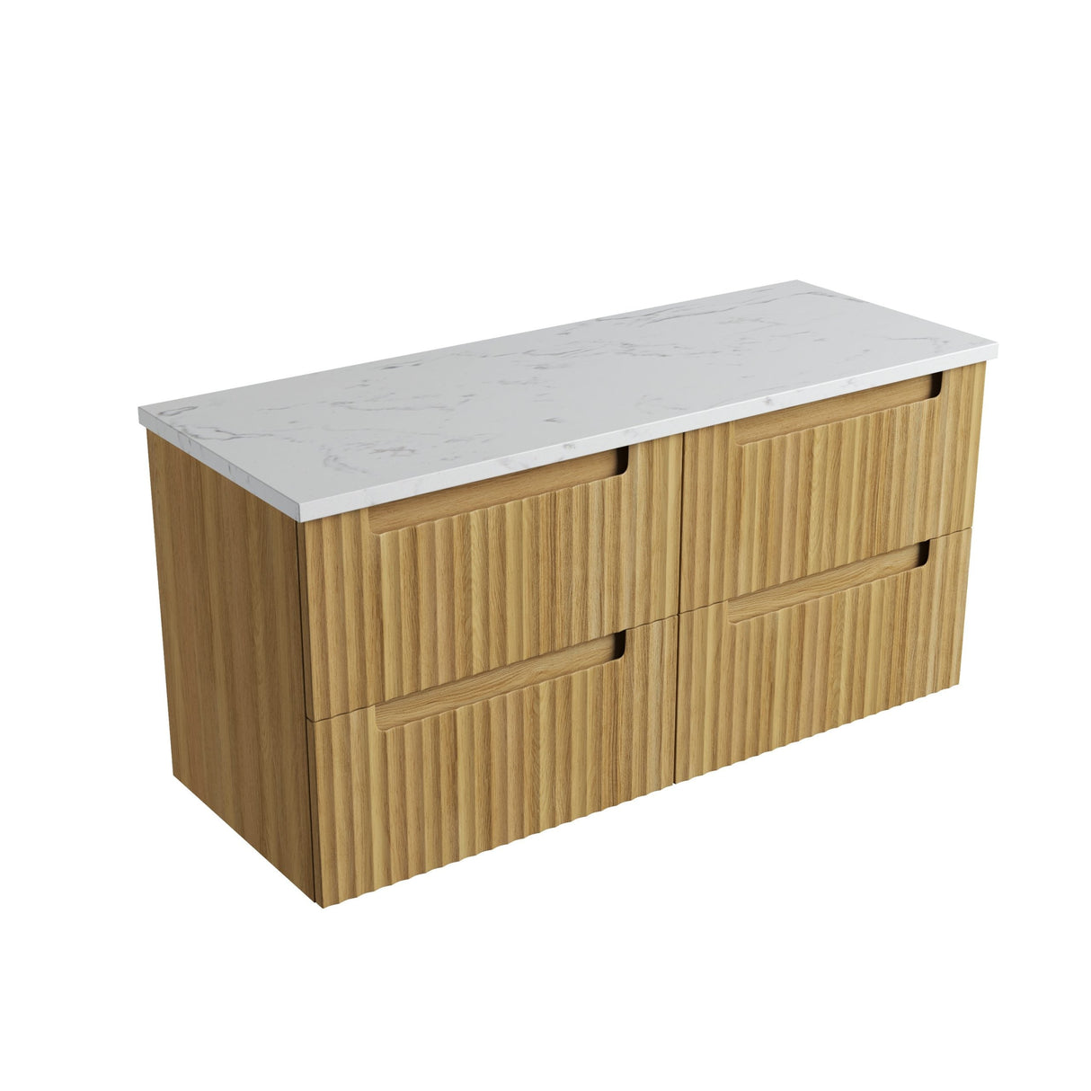 Aulic 1200mm Lovina Tier Wall Hung Vanity CAWH55-1200 Cato - Stone Top Vanity Units