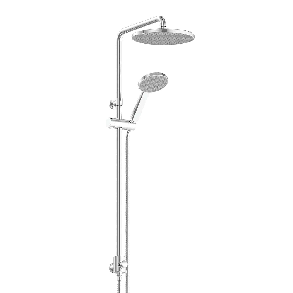 Greens Glide Rainboost Twin Rail Shower, Chrome, 18290CP